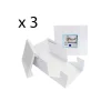Cajas para tartas cuadradas con tapa 18 x 18 x 15 cm (3) - PME