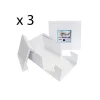 Cajas para tartas cuadradas con tapa 20,5 x 20,5 x 15 cm (3) - PME