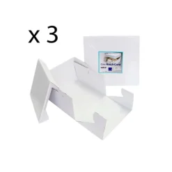 Cajas para tartas cuadradas con tapa 20,5 x 20,5 x 15 cm (3) - PME