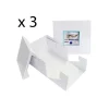 Cajas para tartas cuadradas con tapa 23 x 23 x 15 cm (3) - PME