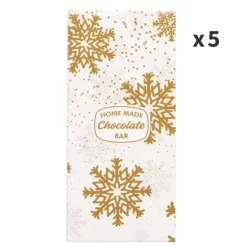 Cajas para turrón o tabletas de chocolate Cristal de hielo 16 x 7,5 x 2 cm (5) - Decora