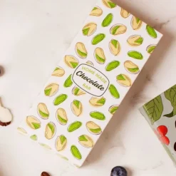Cajas para turrón o tabletas de chocolate Pistachos 16 x 7,5 x 2 cm (5) - Decora