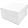 Caja tarta blanca con tapa 51 x 51 x 15,2 cm