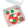 Caja tarta 30 cm + 7 cupcakes con ventana 40 x 40 x 15 cm - Azucren