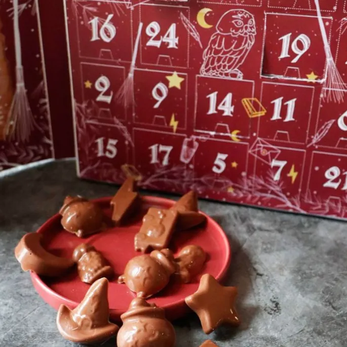 Caja y alveolo para calendario de adviento Wizard Magia - Scrapcooking