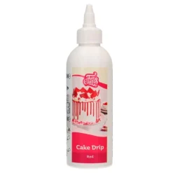 Cake Drip rojo 180 g - Funcakes