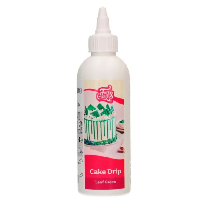 Cake drip verde hoja 180 g - Funcakes