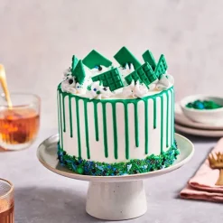 Cake drip verde hoja 180 g - Funcakes