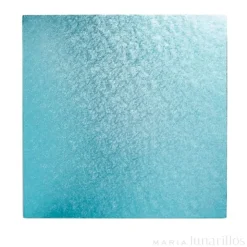 Cake drum cuadrado azul claro 25 cm, grosor 12 mm - Decora
