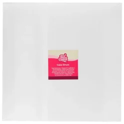 Cake drum cuadrado blanco 40,3 cm, grosor 12 mm - Funcakes