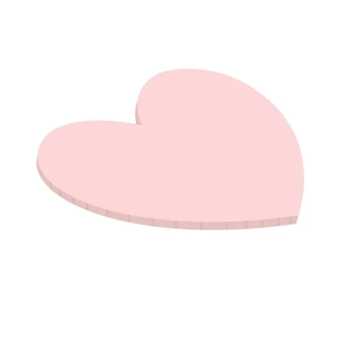 Cake drum en forma de corazón rosa bebé 25,4 cm, grosor 5 mm - Simply Making
