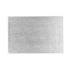 Cake drum rectangular plateado 35 x 25 cm, grosor 3 mm - Pastkolor