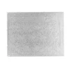 Cake drum rectangular plateado 40,5 x 35,5 cm, grosor 12 mm - Pastkolor
