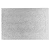 Cake drum rectangular plateado 50,5 x 40,5 cm, grosor 12 mm