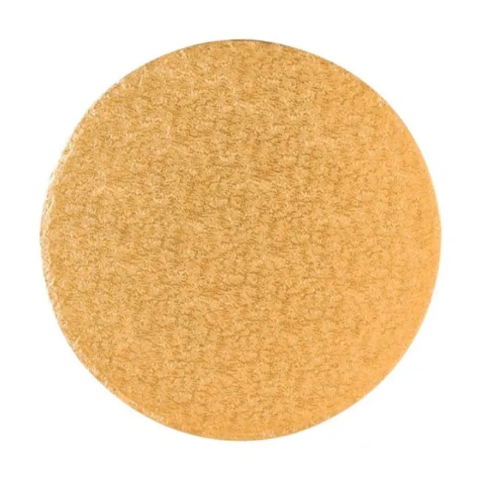 Cake drum redondo dorado 30 cm, grosor 3 mm - Decora
