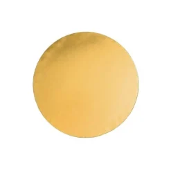 Cake drum redondo dorado 20 cm, grosor 12 mm