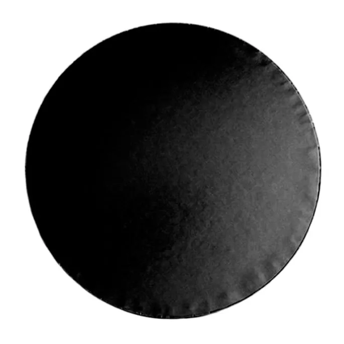 Cake drum redondo negro 25 cm, grosor 12 mm