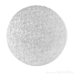 Cake drum redondo plateado 22,5 cm, grosor 4 mm