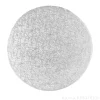 Cake drum redondo plateado 25,5 cm, grosor 4 mm