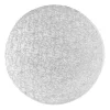 Cake drum redondo plateado 30 cm, grosor 3 mm