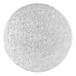 Cake drum redondo plateado 30 cm, grosor 3 mm