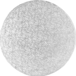 Cake drum redondo plateado 40,5 cm, grosor 4 mm