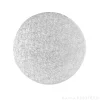 Cake drum redondo plateado 17,5 cm, grosor 12 mm
