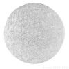 Cake drum redondo plateado 28 cm, grosor 12 mm