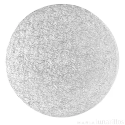Cake drum redondo plateado 30,1 cm, grosor 12 mm