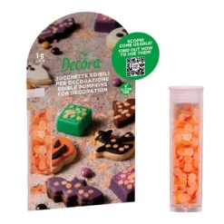 Calabazas Halloween comestibles 1 g - Sin gluten - Decora