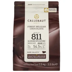 Callets Chocolate negro 54,5% 2,5 kg - Sin gluten - Callebaut