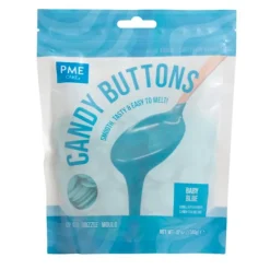 Candy Buttons azul bebé 340 g - PME