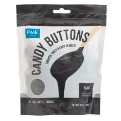 Candy Buttons negro 340 g - PME