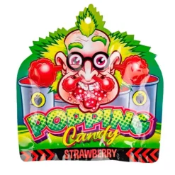 Caramelos efervescentes ácidos fresa Popping Candy 15 g - Dr Sour