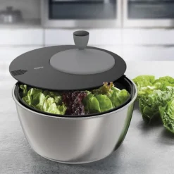 Centrifugadora escurridora para ensaladas Rotare - Acero inoxidable - Gefu