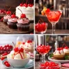 Cerezas Maraschino rojas con tallo 225 g - Pastkolor