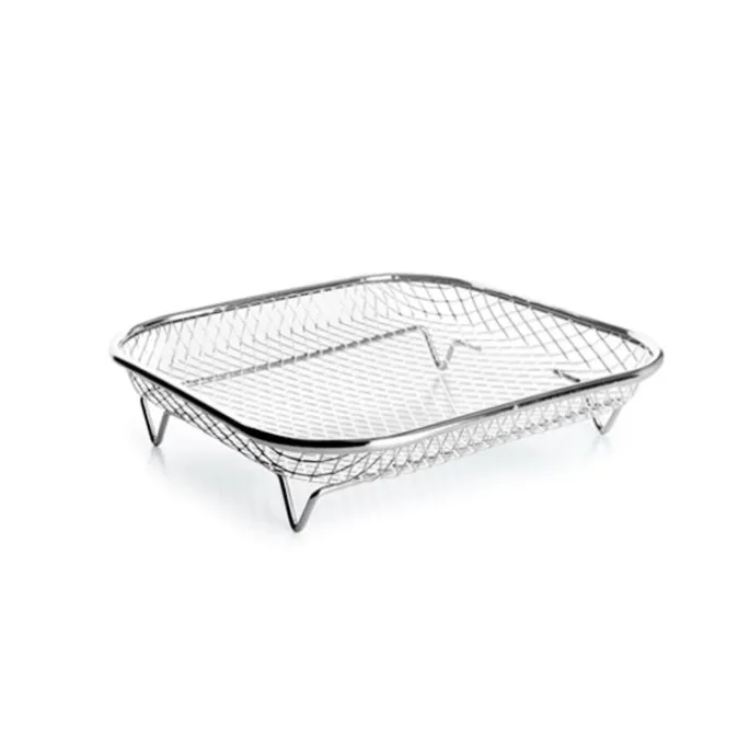 Cestillo cuadrado para freidora de aire 19,5 cm - Ibili