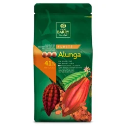 Chocolate de cobertura Alunga 41% 1 kg - Cacao Barry