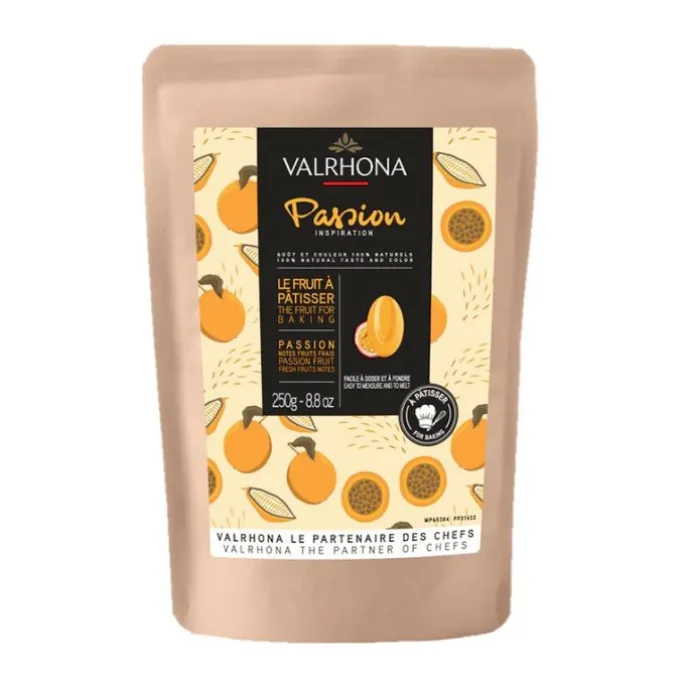 Chocolate de cobertura con fruta de la pasión Inspiration Passion 250 g - Valrhona
