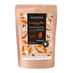 Chocolate de cobertura con leche 36% Caramélia 250 g - Valrhona