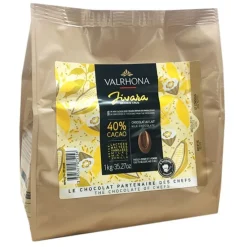 Chocolate de cobertura con leche 40% Jivara 1 kg - Valrhona