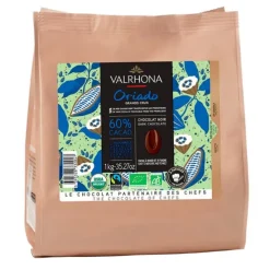 Chocolate de cobertura negro 60% Oriado 1 kg - Valrhona