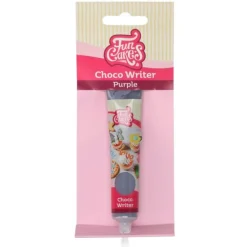 Chocolate decorativo morado Choco Writer 25 g - Funcakes