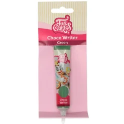 Chocolate decorativo verde Choco Writer 25 g - Funcakes