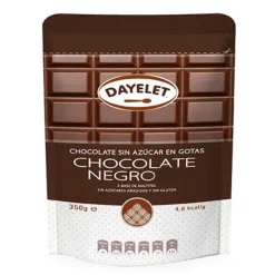Chocolate sin azúcar negro 52% 350 gr - Sin gluten - Dayelet