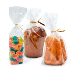 Cierres de papel kraft para bolsas (1.000) - Decora