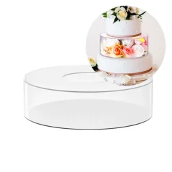 Cilindro transparente acrílico para decorar tartas 20 x 10 cm - Pastkolor