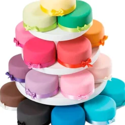 Cinta de raso doble para tartas púrpura - Decora