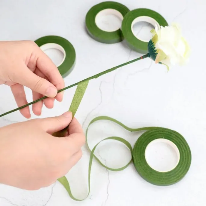 Cinta verde claro para flores 27 m - Azucren