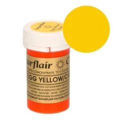 Colorante amarillo huevo 25 g - Sin gluten - Sugarflair
